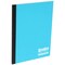 SoHo Urban Artist Tape Bound Lay Flat Sketch Book, Blue Cover, 6x8" 4 Pack, 30 Sheets Each (120 total), Smooth Mixed Media Sketchbook, 71lb. (106 gsm) Paper Travel Art Journal, Soft Cover